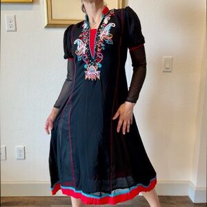 Embroidered Dress
